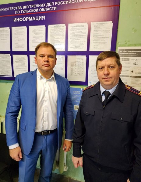 Член регионального Общественного совета посетил отдел полиции «Чернский»
